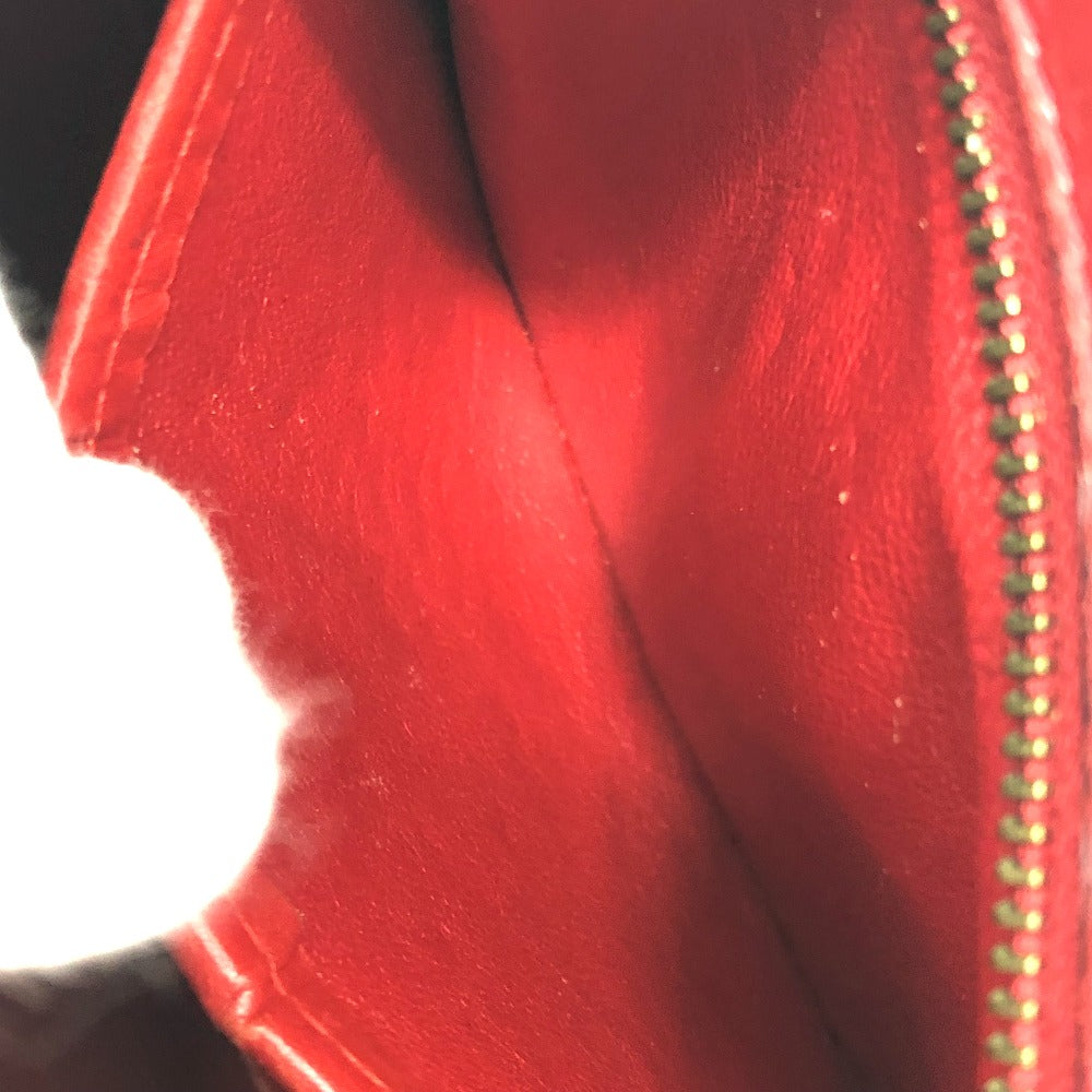 CELINE ミニトート カバン ハンドバッグ レザー レディース レッド