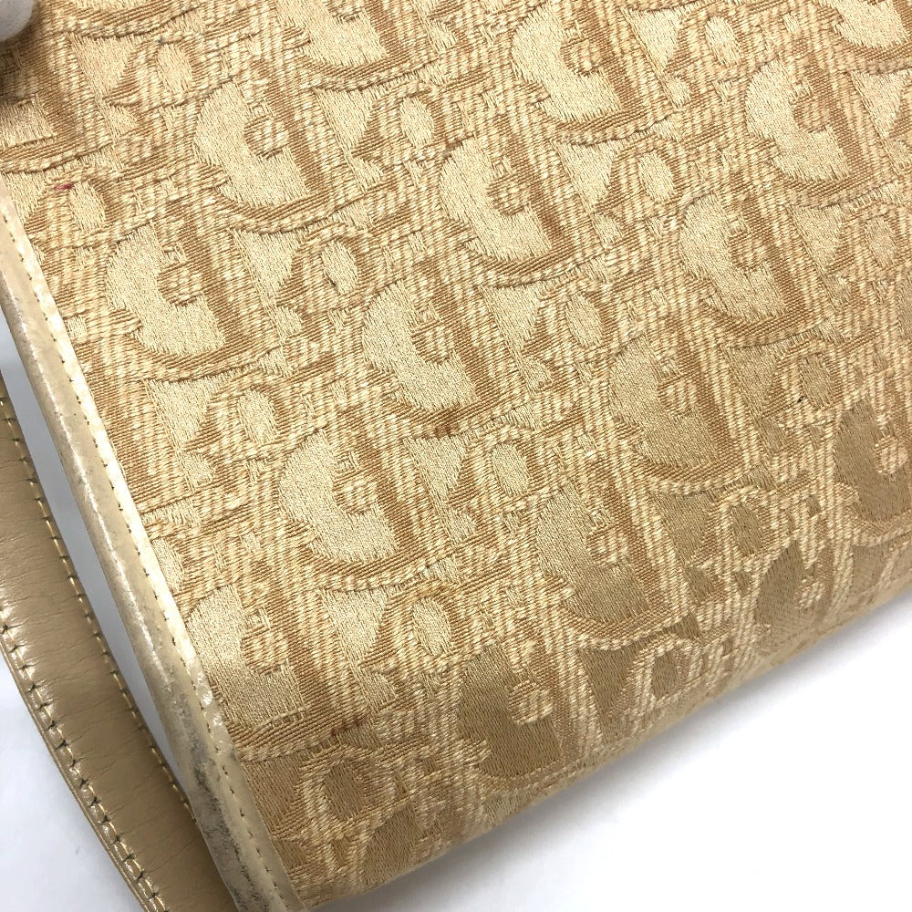 Dior トロッター ヴィンテージ カバン/肩掛け ショルダーバッグ キャンバス レディース ベージュ