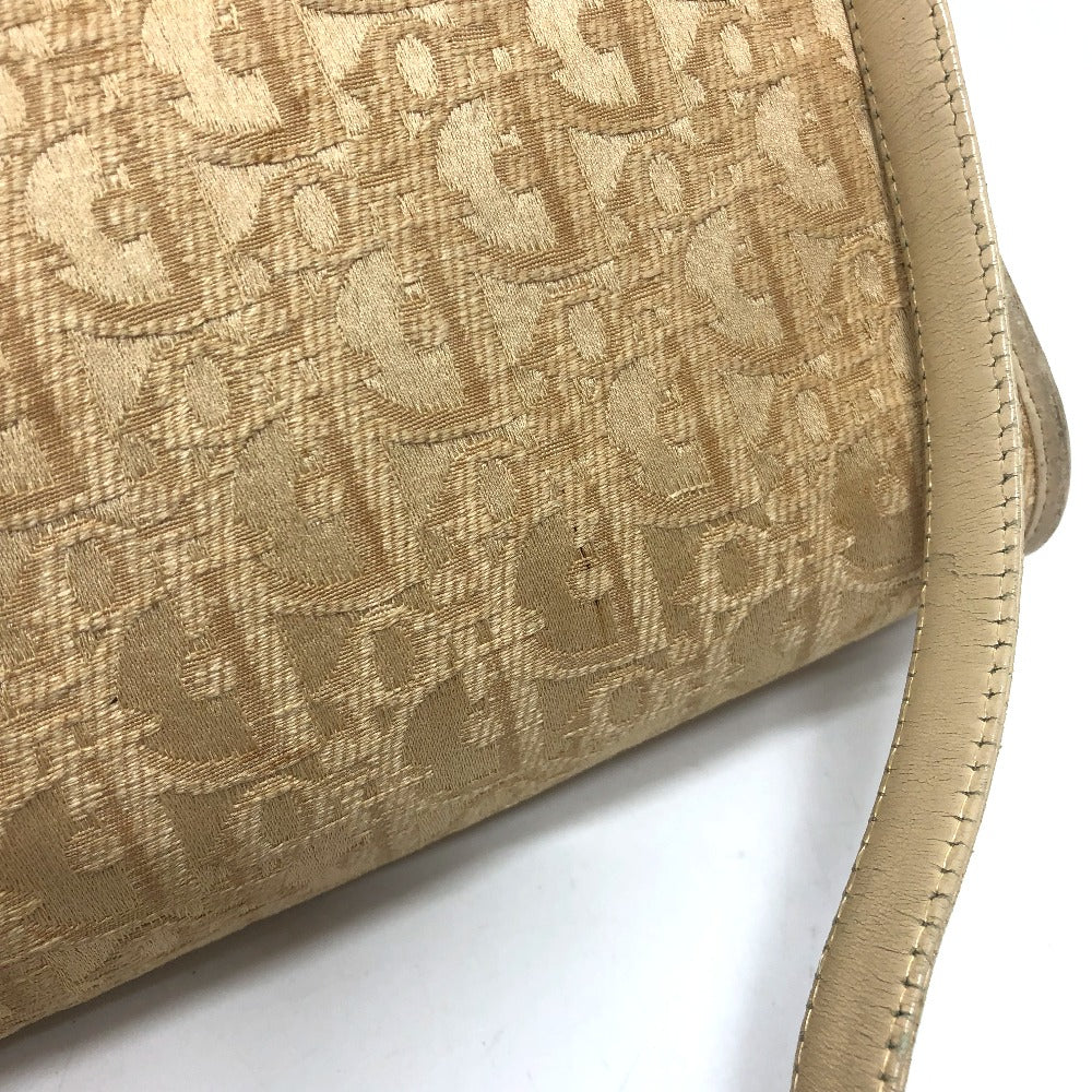Dior トロッター ヴィンテージ カバン/肩掛け ショルダーバッグ キャンバス レディース ベージュ