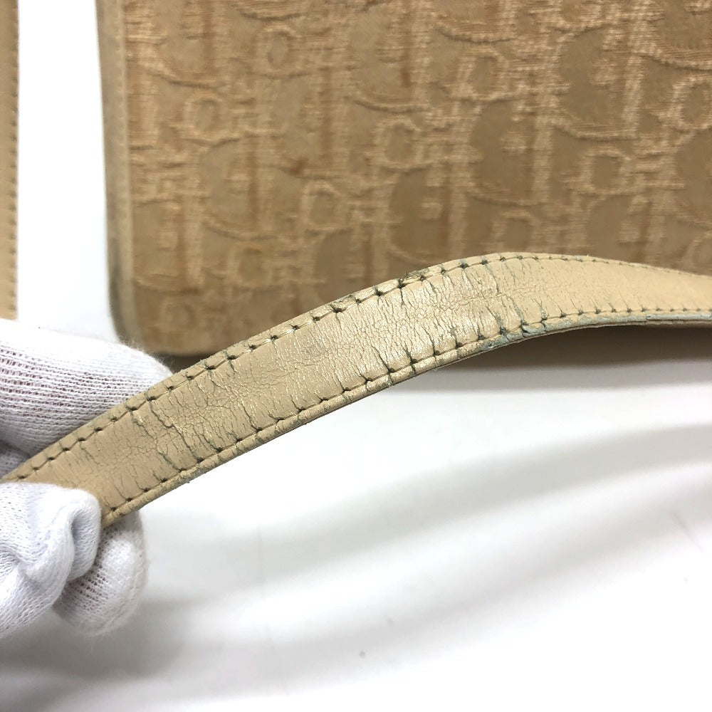 Dior トロッター ヴィンテージ カバン/肩掛け ショルダーバッグ キャンバス レディース ベージュ