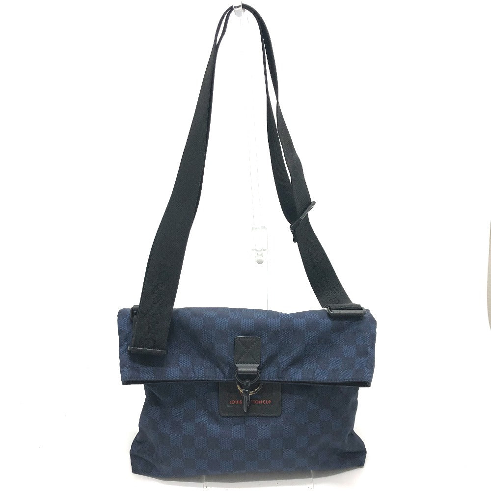 LOUIS VUITTON N41251 ダミエチャレンジ アリゼ ヴィトンカップ 肩掛けカバン ショルダーバッグ ナイロン メンズ ネイビー