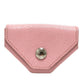 HERMES Levain Quatre Coin Purse Chevre Women's Rose Sakura/Caramel Pink