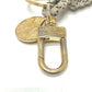 LOUIS VUITTON MP1623 クリストファー・ネメス キーリング・ロープ チャーム キーホルダー GP メンズ ホワイト