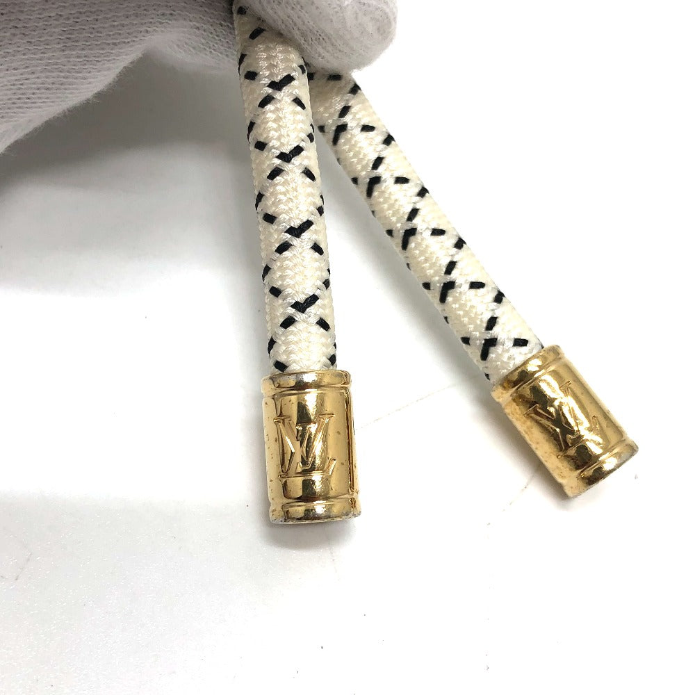 LOUIS VUITTON MP1623 クリストファー・ネメス キーリング・ロープ チャーム キーホルダー GP メンズ ホワイト