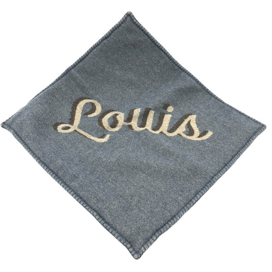 LOUIS VUITTON M70336 ロゴ クッションカバー クッション ウール/カシミヤ ユニセックス ネイビー
