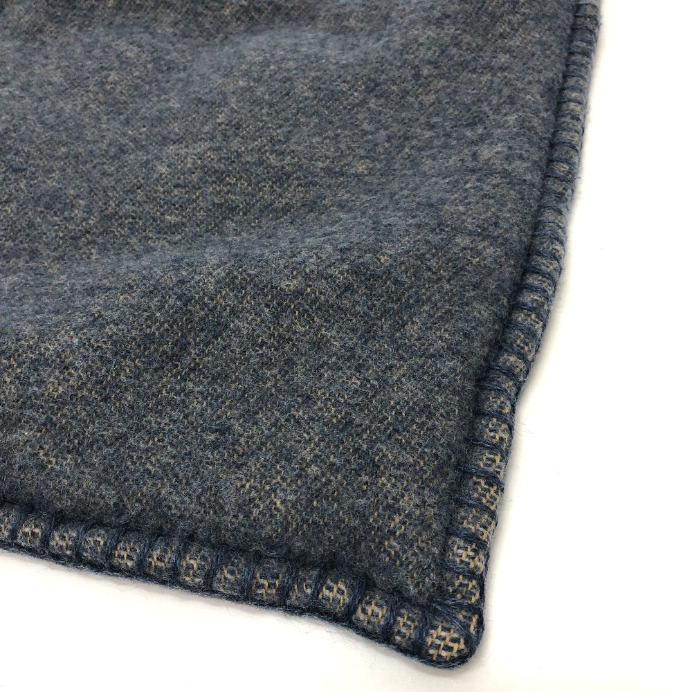 LOUIS VUITTON M70336 ロゴ クッションカバー クッション ウール/カシミヤ ユニセックス ネイビー