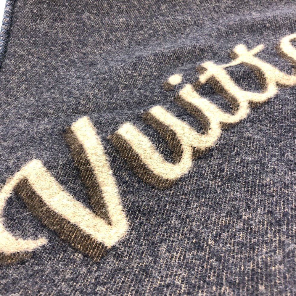 LOUIS VUITTON M70336 ロゴ クッションカバー クッション ウール/カシミヤ ユニセックス ネイビー