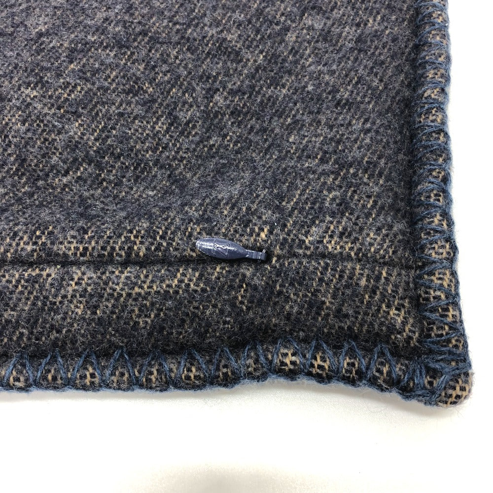 LOUIS VUITTON M70336 ロゴ クッションカバー クッション ウール/カシミヤ ユニセックス ネイビー