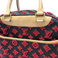 LOUIS VUITTON M40922 モノグラム ３Ｄタフタージュ ドーヴィルキューブ カバン ハンドバッグ モノグラムキャンバス レディース ブラウン/レッド