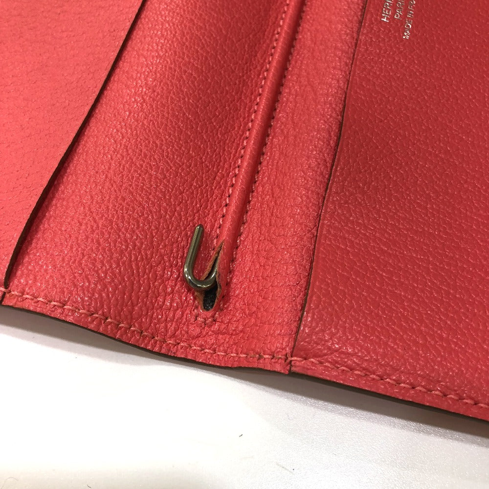 HERMES Agenda Vision 2 Stationery Planner Cover Chevre Women's Rose Lipstick Pink