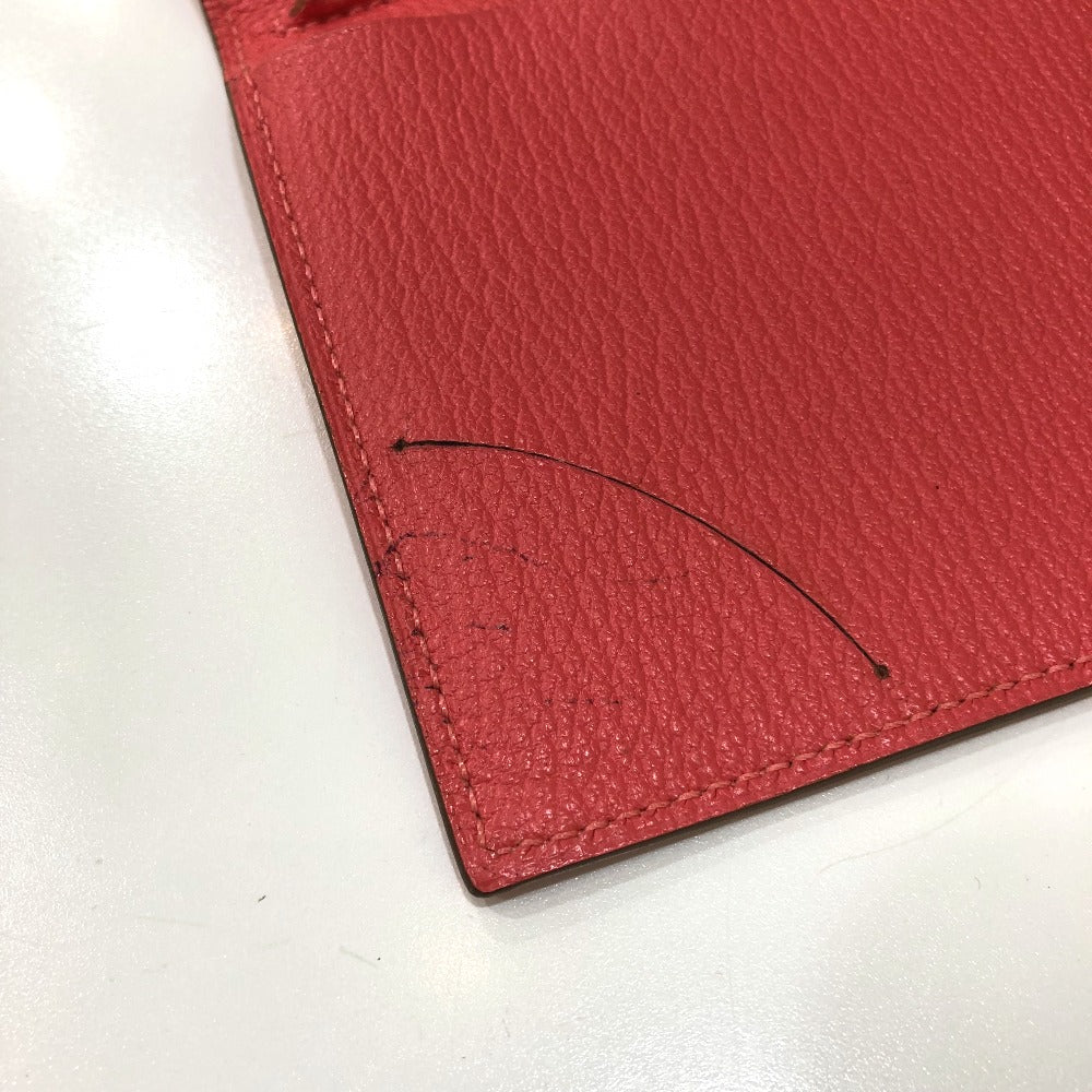 HERMES Agenda Vision 2 Stationery Planner Cover Chevre Women's Rose Lipstick Pink