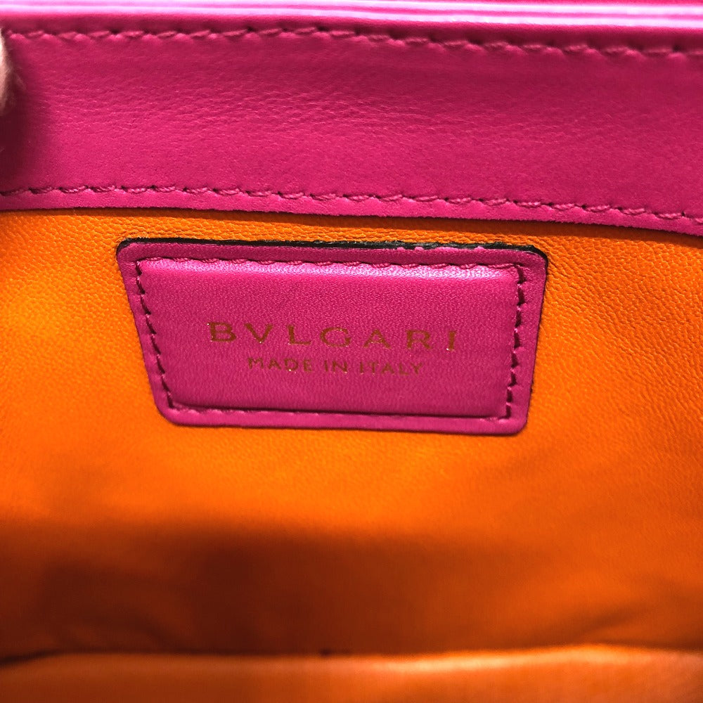 BVLGARI セルペンティ ヴァイパ カバン 2WAYバッグ ショルダーバッグ ショルダーバッグ レザー レディース ピンク - brandshop-reference