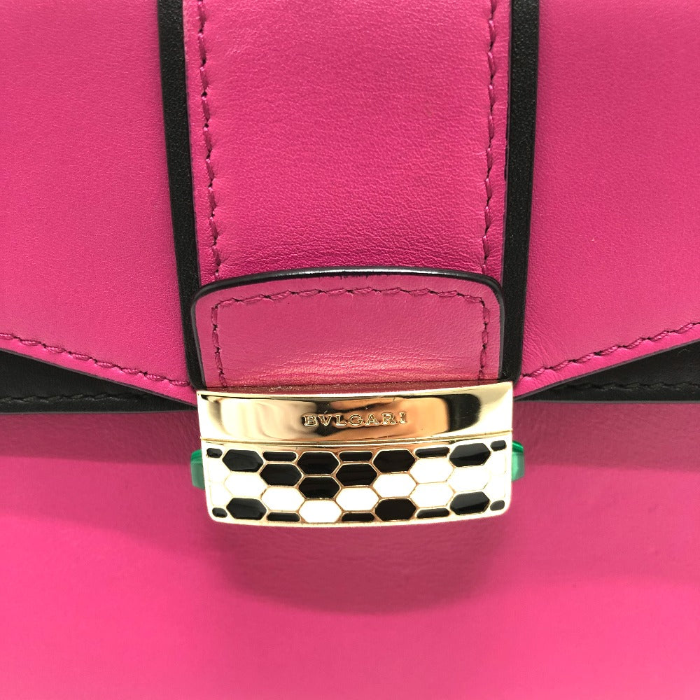 BVLGARI セルペンティ ヴァイパ カバン 2WAYバッグ ショルダーバッグ ショルダーバッグ レザー レディース ピンク - brandshop-reference