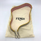 FENDI ストラップのみ ストラップユー ロゴ ショルダーストラップ レザー レディース グレー/ピンク