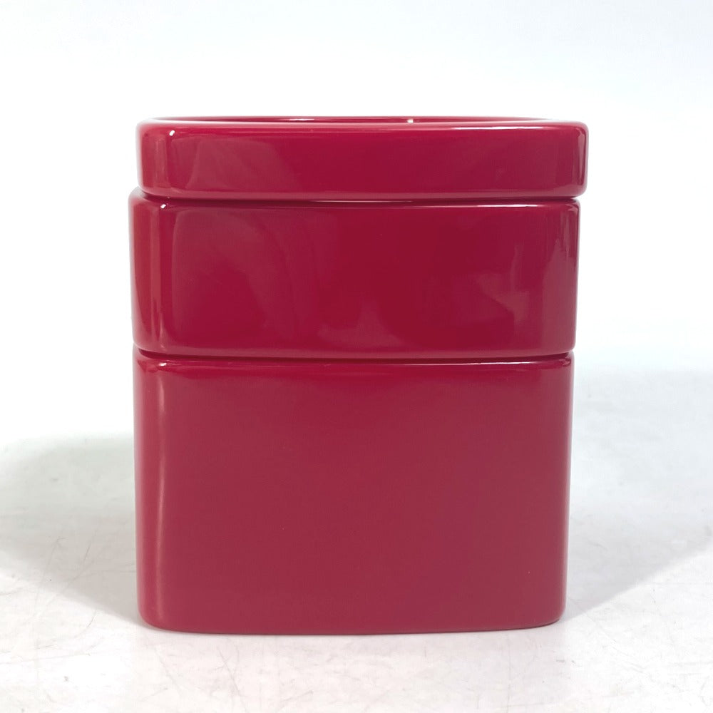 LOUIS VUITTON Square LV Logo 3-Piece Bracelet/Bangle Set in Red, Plastic, for Women