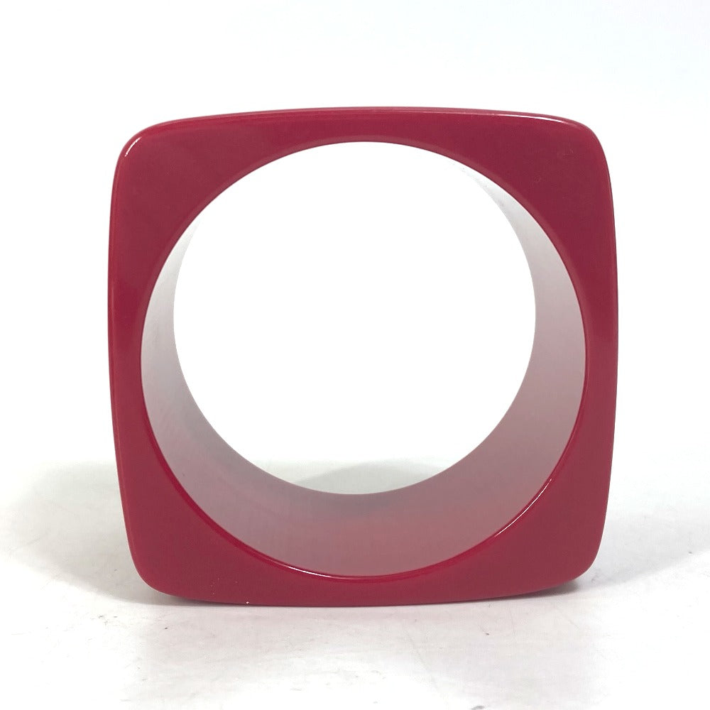 LOUIS VUITTON Square LV Logo 3-Piece Bracelet/Bangle Set in Red, Plastic, for Women