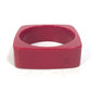 LOUIS VUITTON Square LV Logo 3-Piece Bracelet/Bangle Set in Red, Plastic, for Women