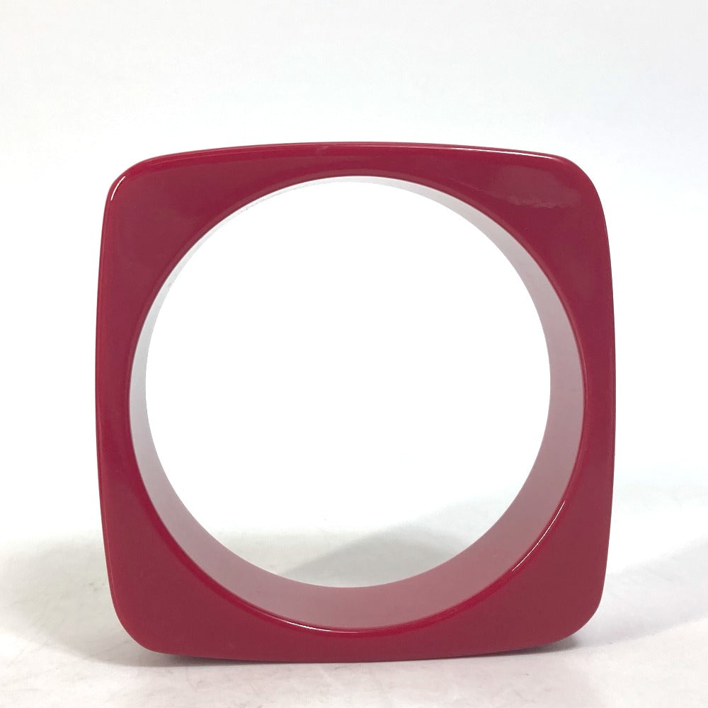 LOUIS VUITTON Square LV Logo 3-Piece Bracelet/Bangle Set in Red, Plastic, for Women