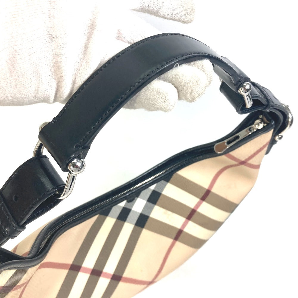 BURBERRY チェック ハンドバッグ 肩掛け ショルダーバッグ PVC/レザー レディース - brandshop-reference