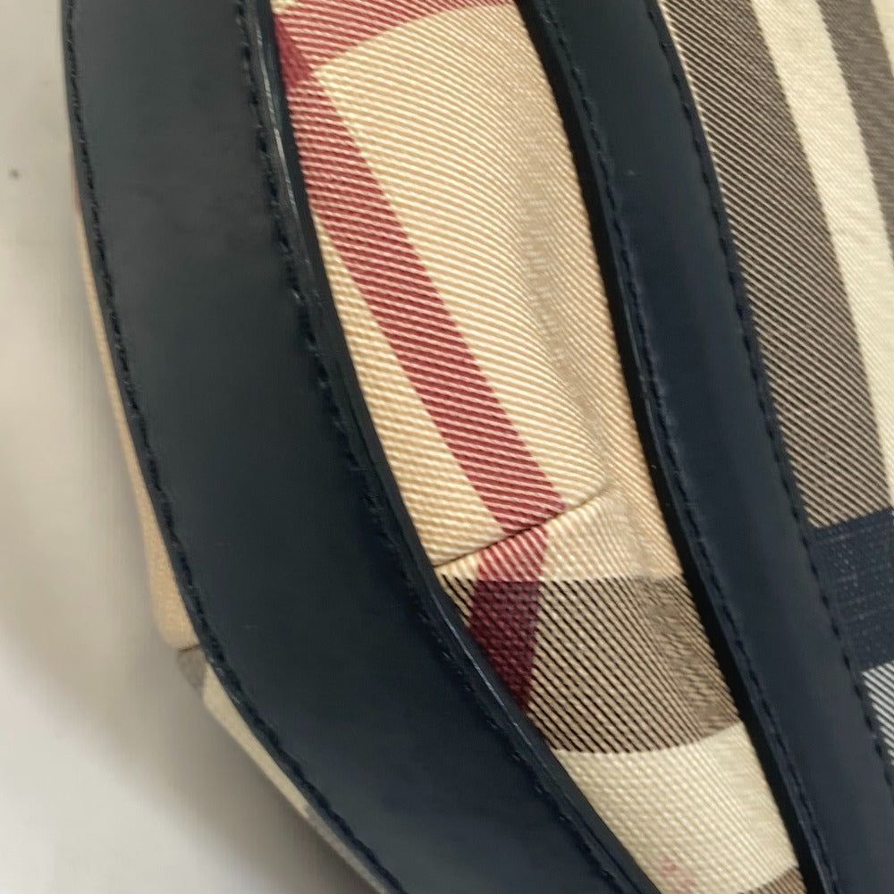 BURBERRY チェック ハンドバッグ 肩掛け ショルダーバッグ PVC/レザー レディース - brandshop-reference