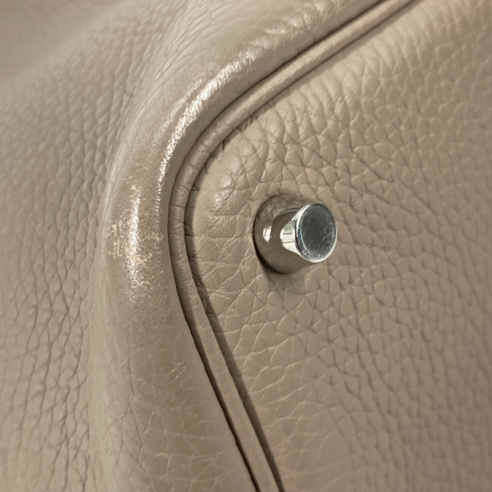 HERMES Picotin Lock PM 18 Tote Bag/Handbag in Taurillon Clemence Leather, Tourtiere Gray, for Women