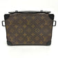 LOUIS VUITTON M45935 Monogram Macassar Handle Soft Trunk Shoulder Bag in Monogram Macassar Canvas, Men's, Brown