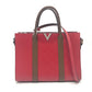 LOUIS VUITTON M42889 モノグラム ヴェリートートMM 2WAY トートバッグ レザー レディース レッド