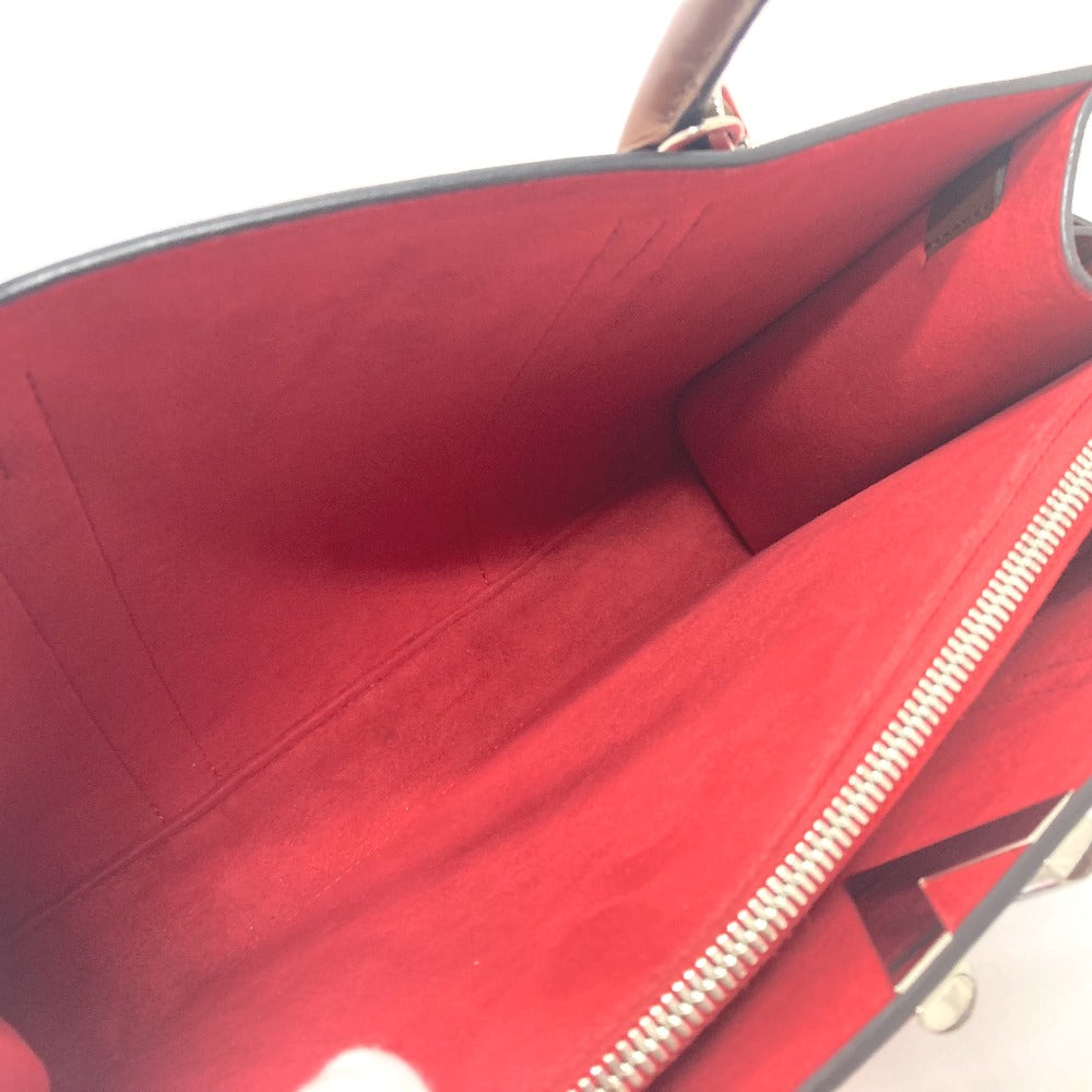 LOUIS VUITTON M42889 モノグラム ヴェリートートMM 2WAY トートバッグ レザー レディース レッド