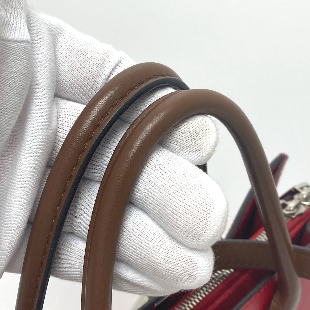 LOUIS VUITTON M42889 モノグラム ヴェリートートMM 2WAY トートバッグ レザー レディース レッド