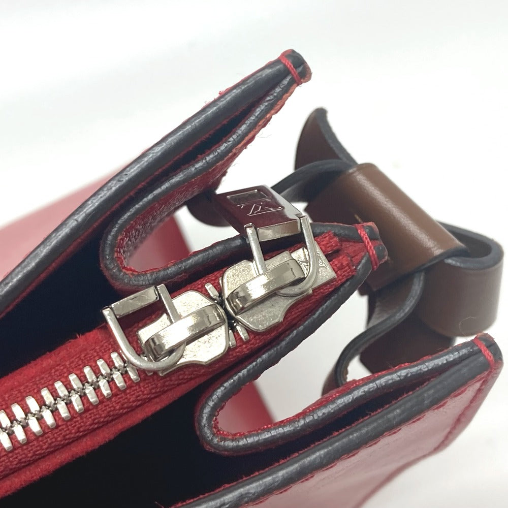 LOUIS VUITTON M42889 モノグラム ヴェリートートMM 2WAY トートバッグ レザー レディース レッド