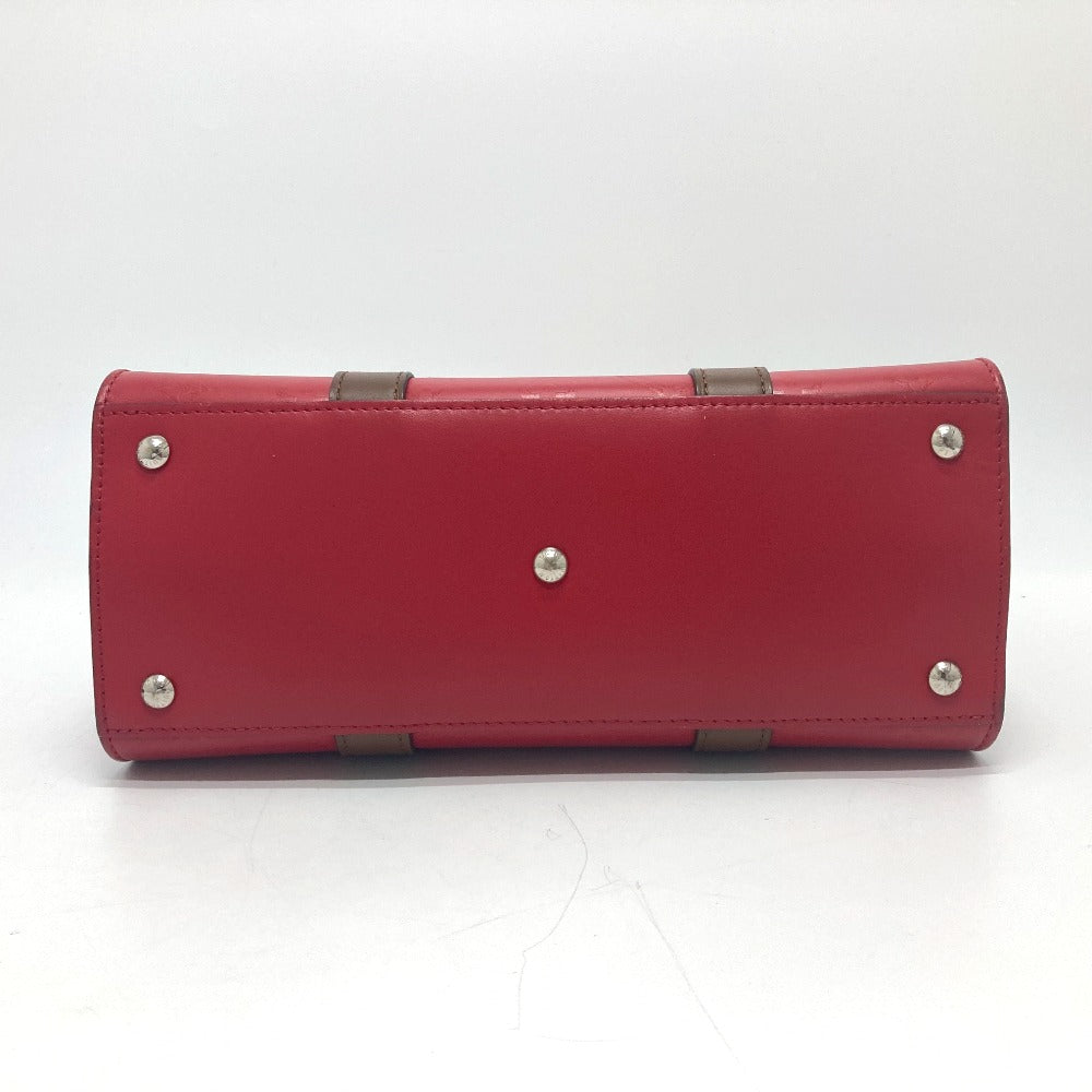 LOUIS VUITTON M42889 モノグラム ヴェリートートMM 2WAY トートバッグ レザー レディース レッド