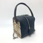 LOUIS VUITTON M52350 トロンプ ルイユ チェーン 2WAY ハンドバッグ レザー レディース ブラック/ベージュ