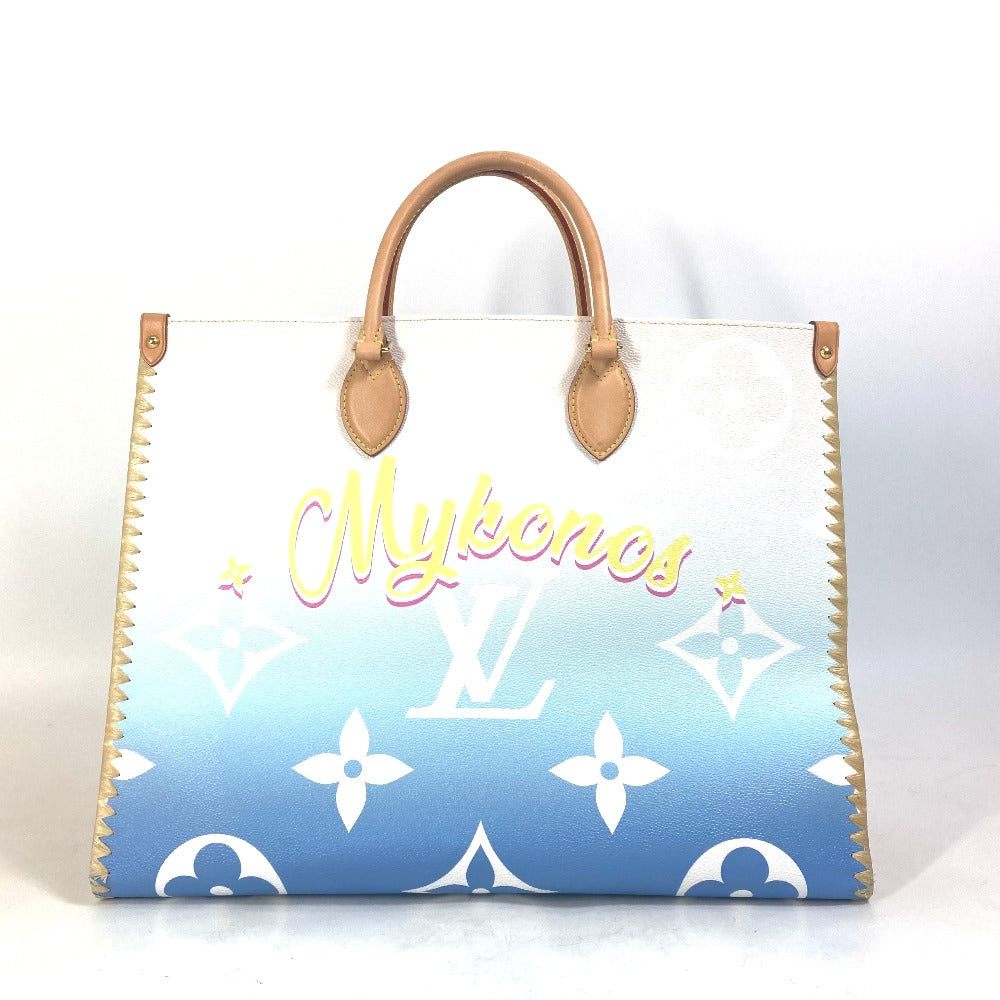 LOUIS VUITTON M57872 モノグラムジャイアント オンザゴーGM ミコノス限定 MYKONOS カバン 2WAY ショルダーバッグ トートバッグ モノグラムジャイアントキャンバス レディース - brandshop-reference