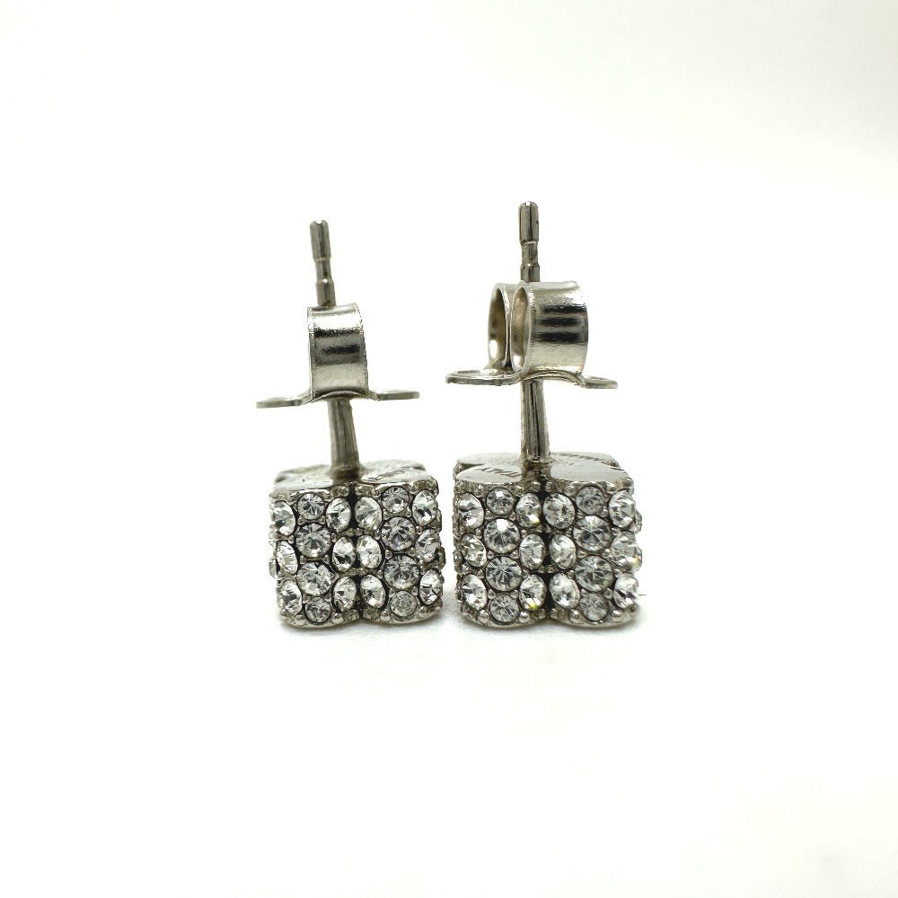 LOUIS VUITTON M64879 Boucle d'oreille Fast Flower Strass Stud Earrings in Silver, Metal, for Women