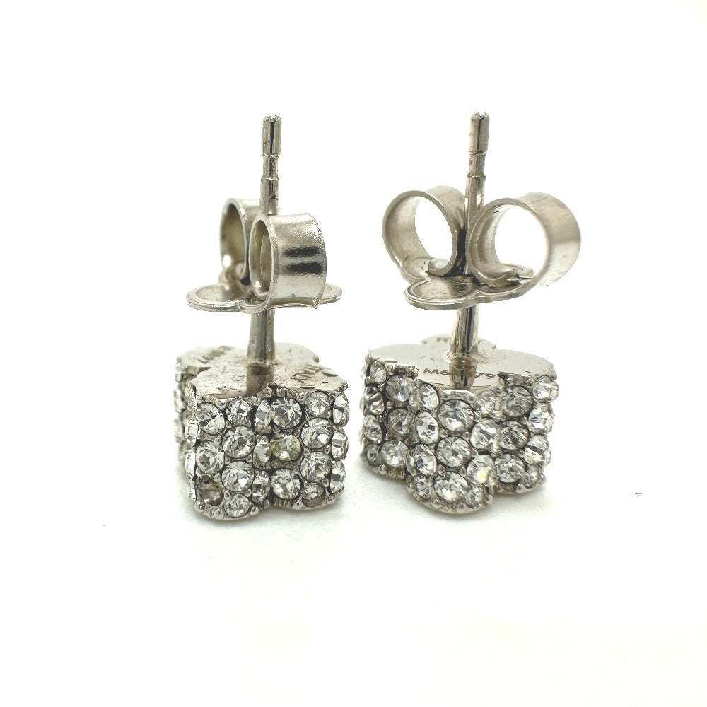 LOUIS VUITTON M64879 Boucle d'oreille Fast Flower Strass Stud Earrings in Silver, Metal, for Women