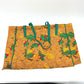 HERMES Parakeet Bird Print Canvas Tote Bag for Women, Orange