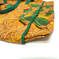 HERMES Parakeet Bird Print Canvas Tote Bag for Women, Orange