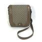 GUCCI 295679 Diamante Shoulder Bag with Flap, PVC/Leather, Beige, Men's