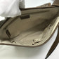GUCCI 295679 Diamante Shoulder Bag with Flap, PVC/Leather, Beige, Men's