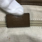 GUCCI 295679 Diamante Shoulder Bag with Flap, PVC/Leather, Beige, Men's