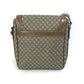 GUCCI 295679 Diamante Shoulder Bag with Flap, PVC/Leather, Beige, Men's