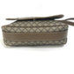 GUCCI 295679 Diamante Shoulder Bag with Flap, PVC/Leather, Beige, Men's