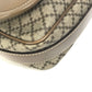GUCCI 295679 Diamante Shoulder Bag with Flap, PVC/Leather, Beige, Men's