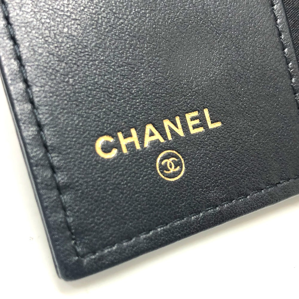CHANEL ココマーク 4連 キーリング付き キーケース キーケース レザー レディース ブラック