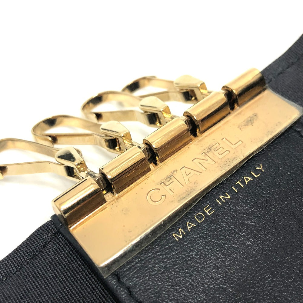 CHANEL ココマーク 4連 キーリング付き キーケース キーケース レザー レディース ブラック