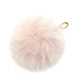 LOUIS VUITTON M67371 Fluffy Fuzzy Bubble Bag Charm, Fur, Women's, Pink