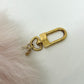 LOUIS VUITTON M67371 Fluffy Fuzzy Bubble Bag Charm, Fur, Women's, Pink