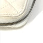 CHANEL A50097 マトラッセ CC ココマーク ラウンドファスナー キルティング ウォレット 長財布 キャビアスキン レディース ホワイト