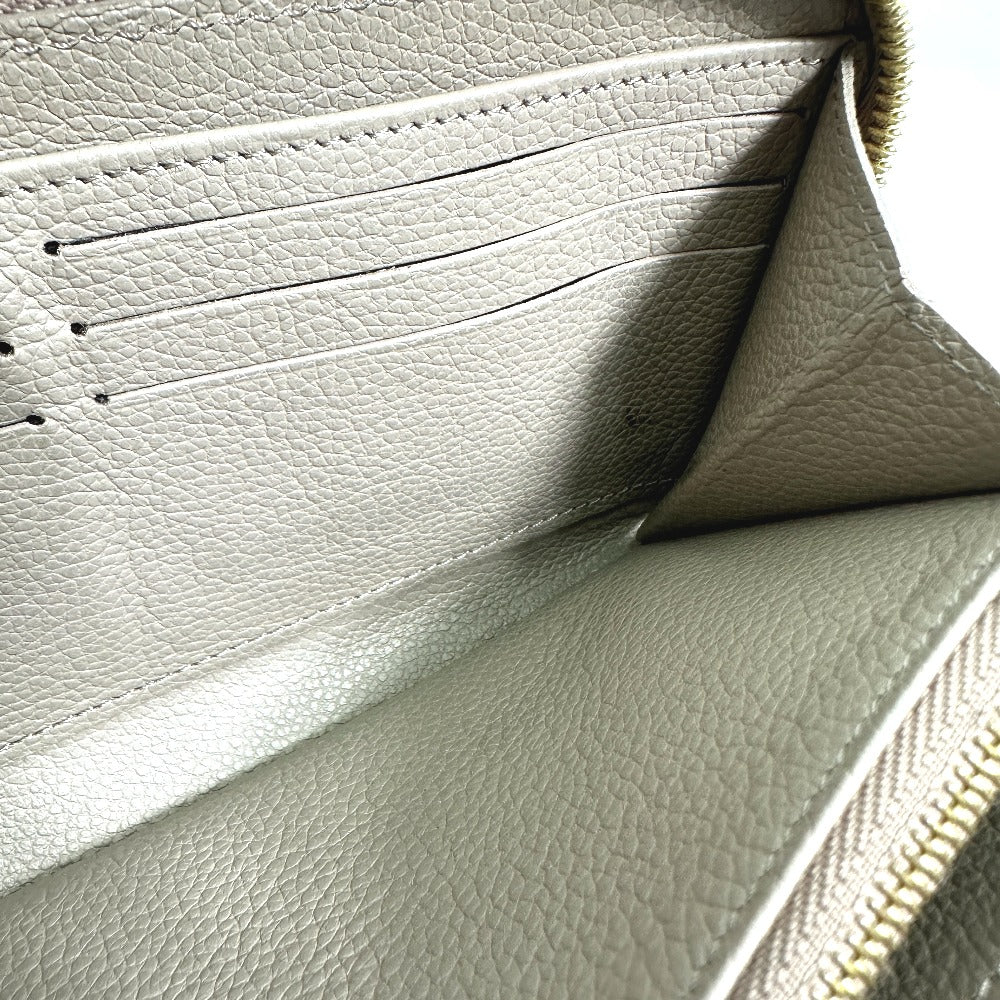 LOUIS VUITTON M69794 モノグラムアンプラント バイカラー ジッピー ウォレット ラウンドファスナー 長財布 モノグラムアンプラントレザー レディース トゥルトレール クレーム ベージュ