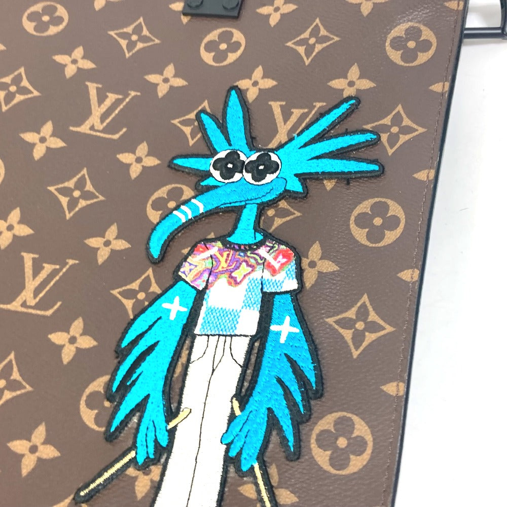 LOUIS VUITTON M45667 モノグラム LVフレンズ サックプラ カバン 2WAYバッグ ショルダーバッグ 斜め掛け トートバッグ モノグラムキャンバス レディース ブラウン